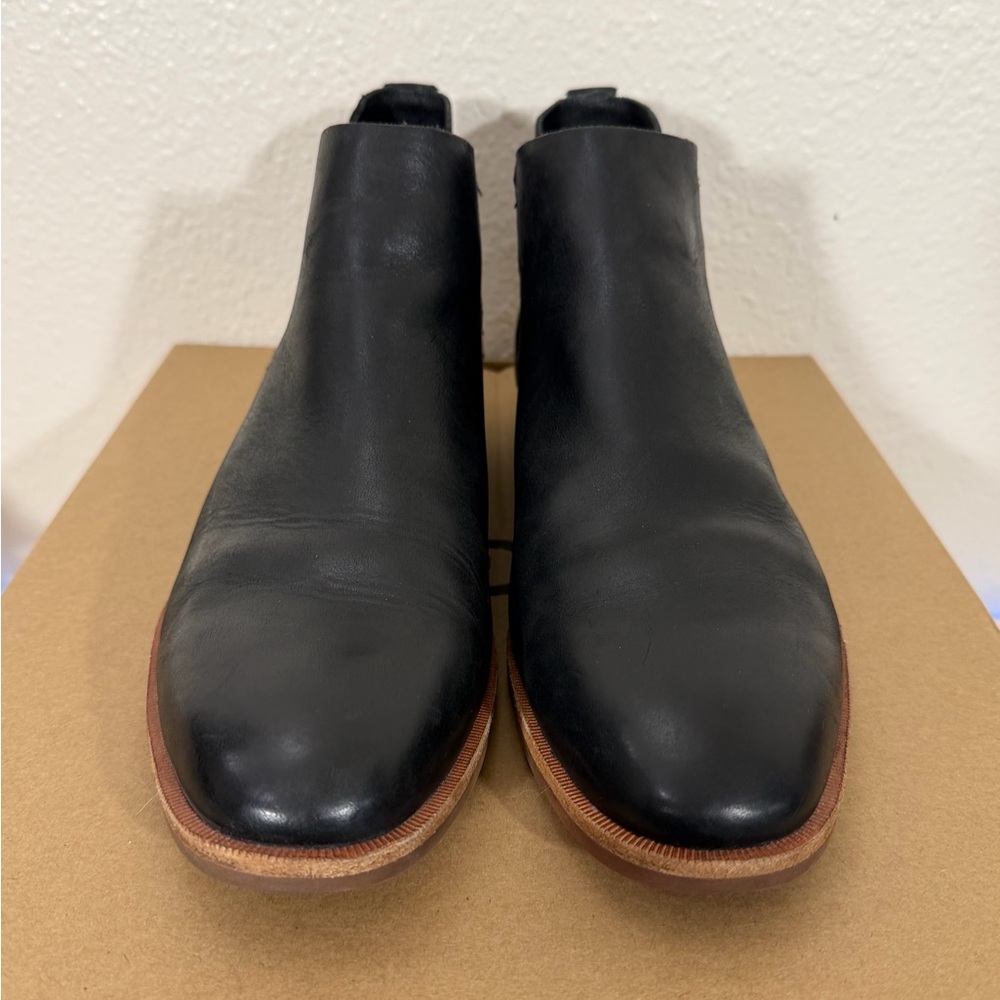 Kork-Ease Kama black leather Chelsea ankle boots. Comfortable Small heel - Picture 10 of 14